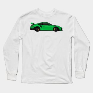 GT2RS Side Green Long Sleeve T-Shirt